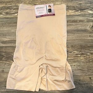 Jockey Generation Women's Size Med Core Body Slimming High Waist Shorts Beige. K